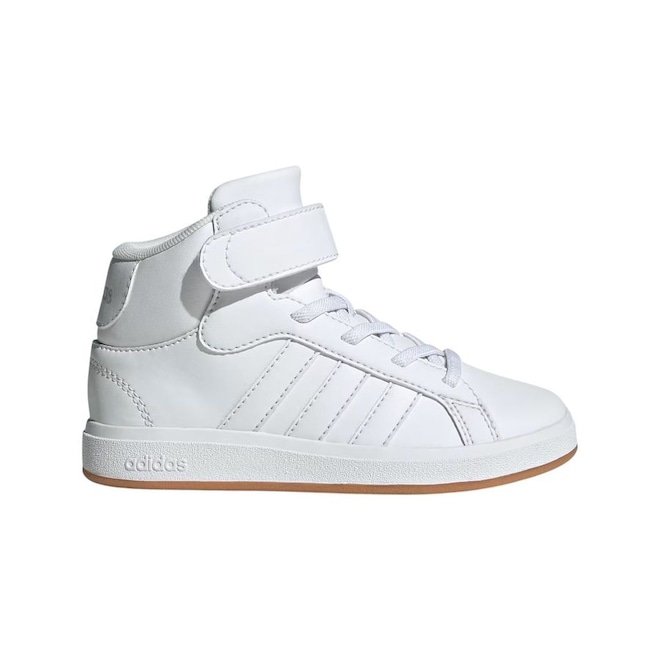 Tênis Infantil Adidas Grand Court Mid - Foto 1