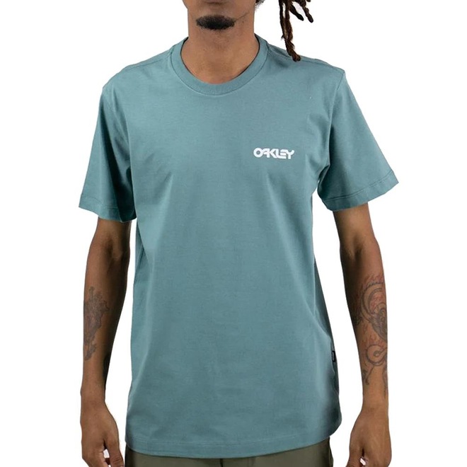 Camiseta Oakley Mad Seagull SM26 Masculina - Foto 1