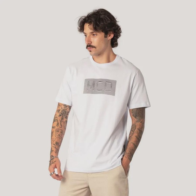Camiseta Regular Masculina MCD Linhas - Foto 1