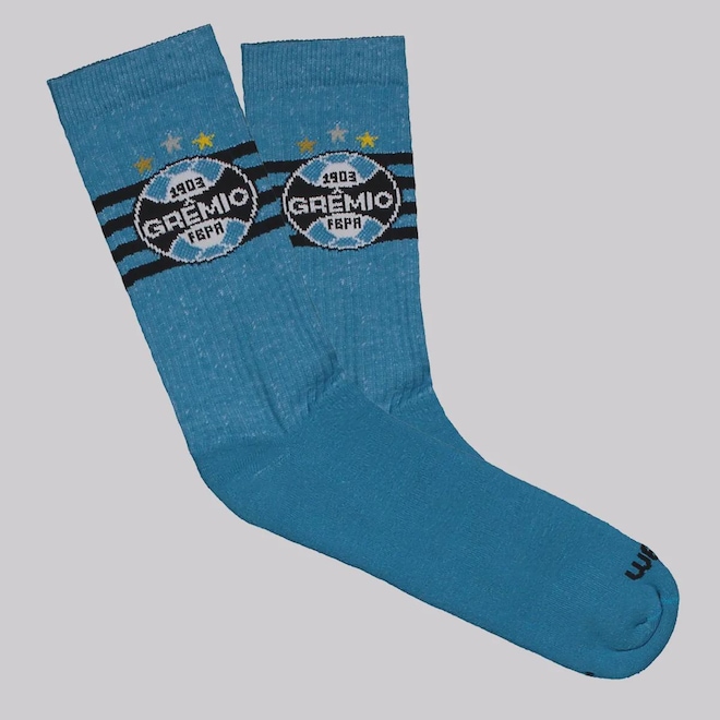 Meia Cano Alto Grêmio Esportiva Unissex - Foto 1
