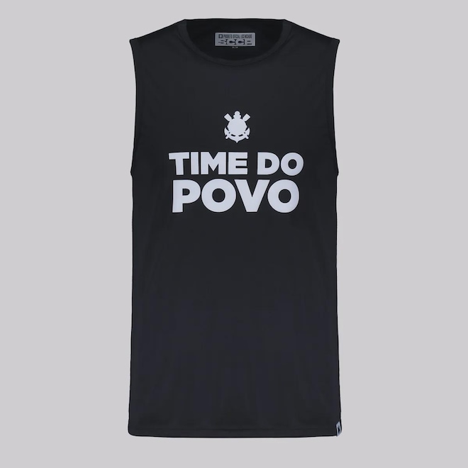 Camiseta Regata Corinthians Time Do Povo Masculina FutFanatics - Foto 1