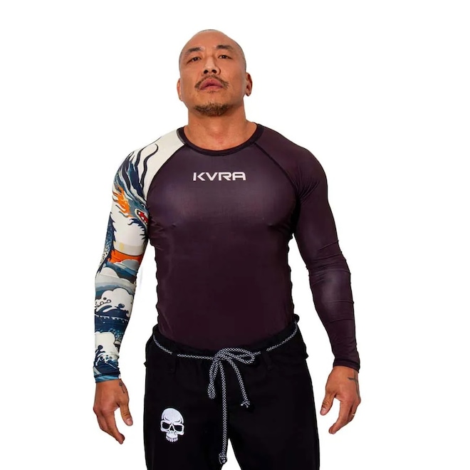 Rash Guard Masculina KVRA Dragon HP - Foto 1