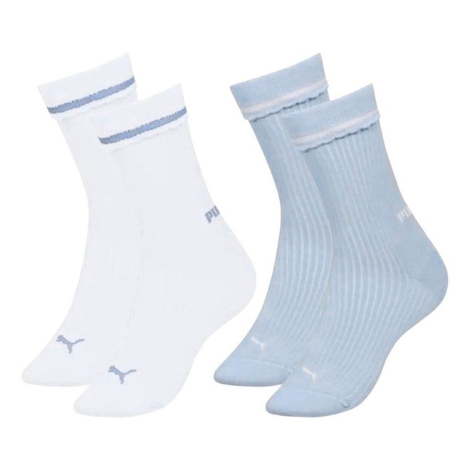 Meias Puma Esportiva Feminina - 2 pares - Foto 1