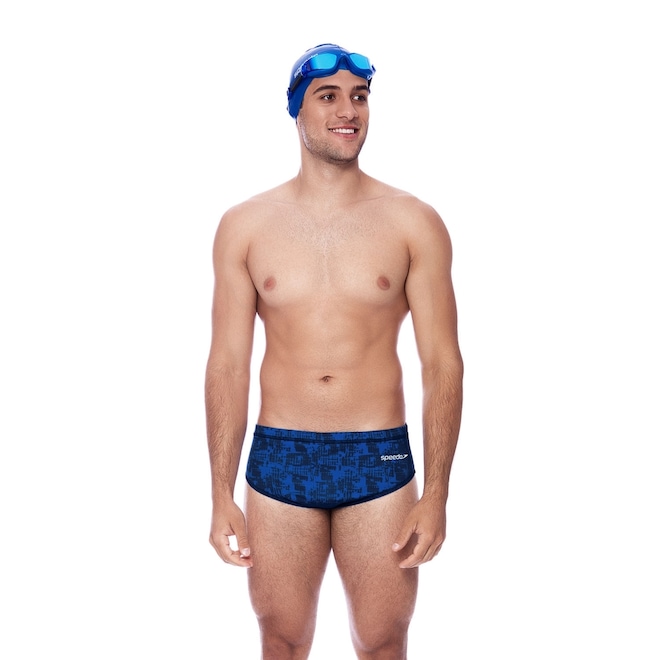 Sunga Masculina Speedo High Speed Clássica Graphic - Foto 1