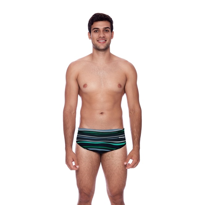 Sunga Masculina Speedo Clássica Folk - Foto 1
