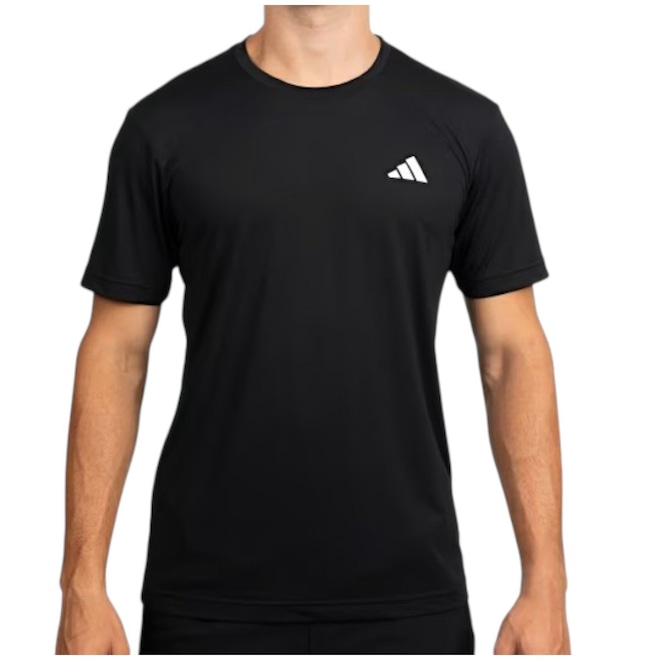 Camiseta adidas Own The Run 3 Listras Masculina - Foto 1