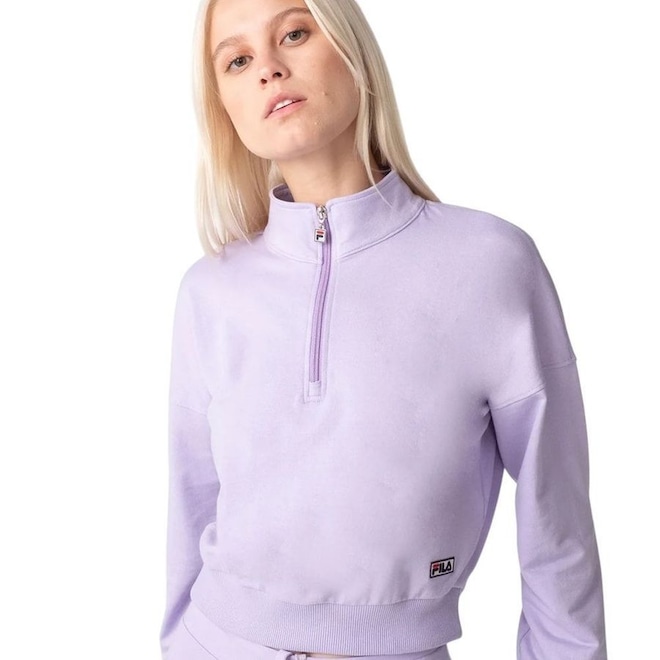 Moletom Fila Basic Classic Plus Size Feminino - Foto 1