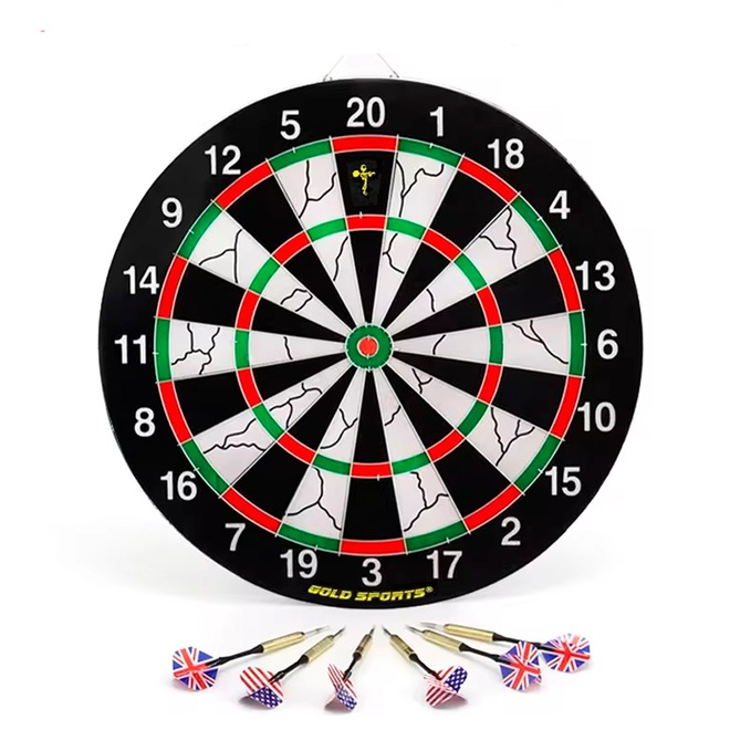 Jogo Dardo Gold Sports 17" Pro c/6 setas 18g - Foto 1