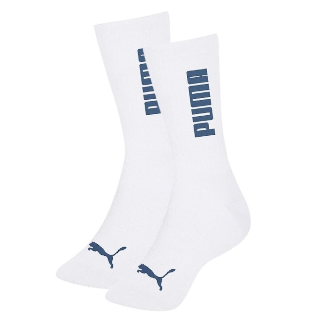 Meia Cano Longo Puma Esportiva Cano Longo Masculina - Foto 1