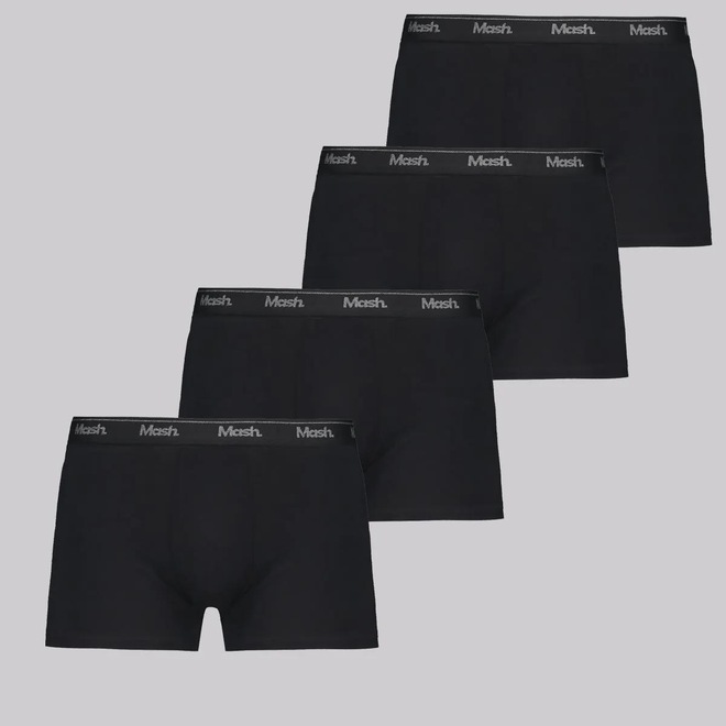 Kit Cueca Boxer Masculina Mash Cotton - 4 Unidades - Foto 1
