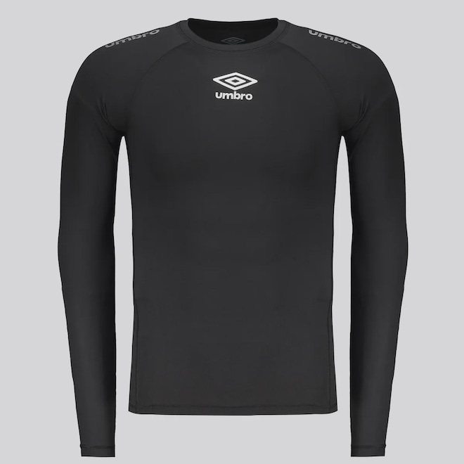 Camisa Térmica Umbro Manga Longa II Masculina - Foto 1