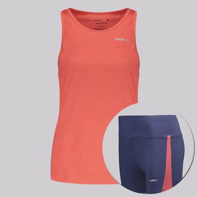 Conjunto Feminino Short e Regata Rainha - Foto 1