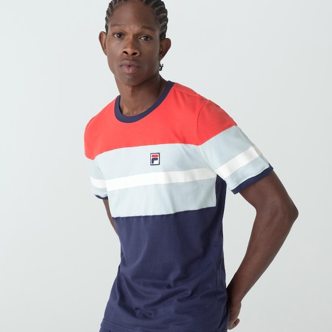 Camiseta Fila Flag Masculina - Foto 1