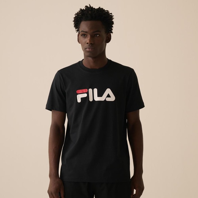 Camiseta Fila Regular Letter Premium IV Masculina - Foto 1