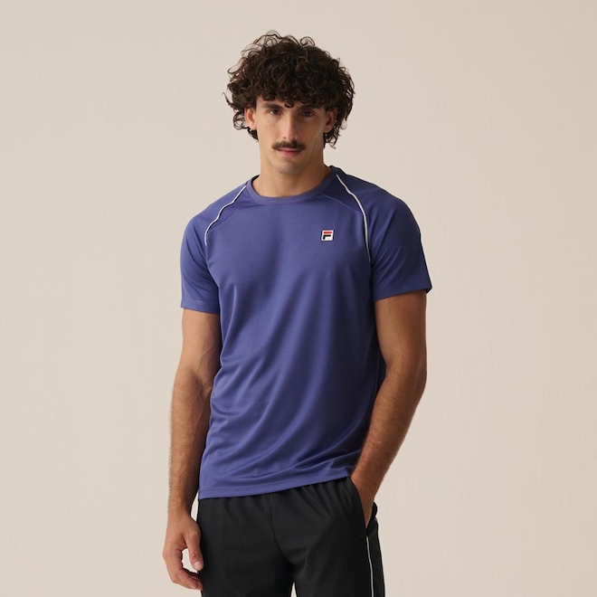 Camiseta Fila Tennis Line II Masculina - Foto 1