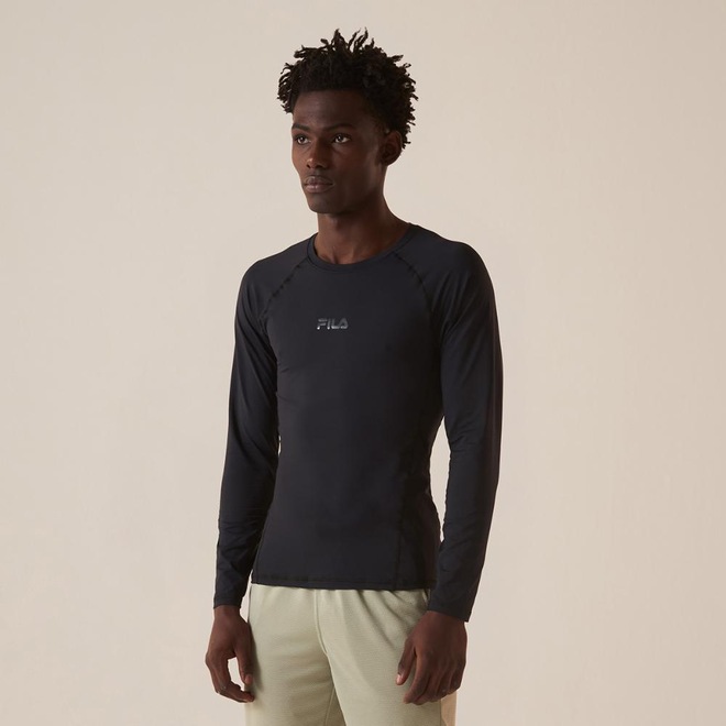 Camiseta Manga Longa Fila Performa Eco Masculina - Foto 1