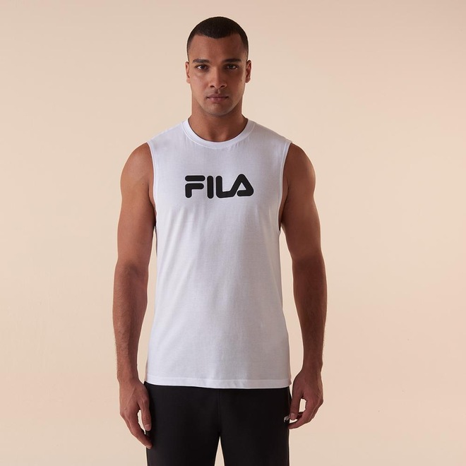 Camiseta Regata Fila Letter Masculina - Foto 1