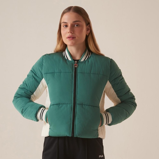 Jaqueta Fila Uc Puffer Feminina - Foto 1