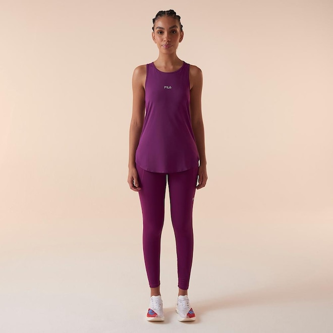 Calça Legging Fila Racer Feminina - Foto 1