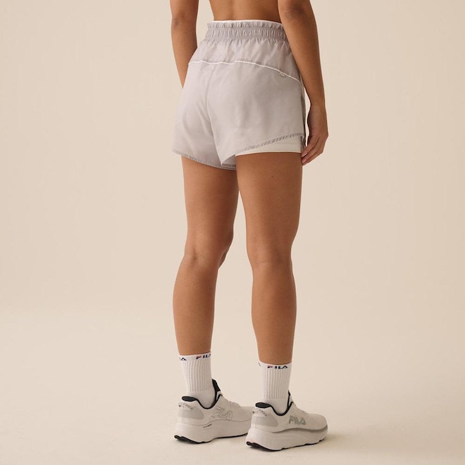 Short Fila Duplo Line Future Sports Feminino - Foto 1