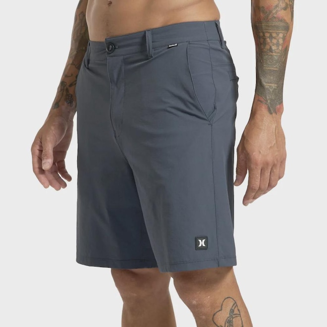 Bermuda Hibrida Masculina Hurley Ripstop - Foto 1