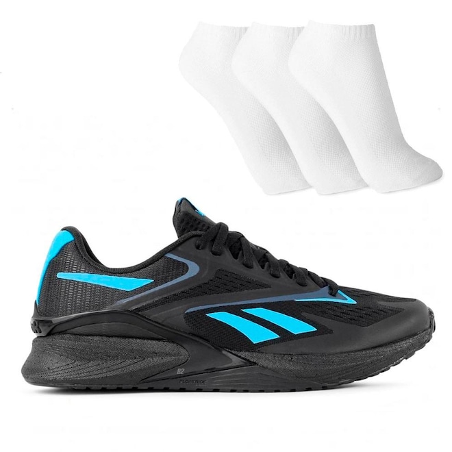 Tênis Masculino Reebok Speed 22 TR + 3 Pares de Meias - Foto 1