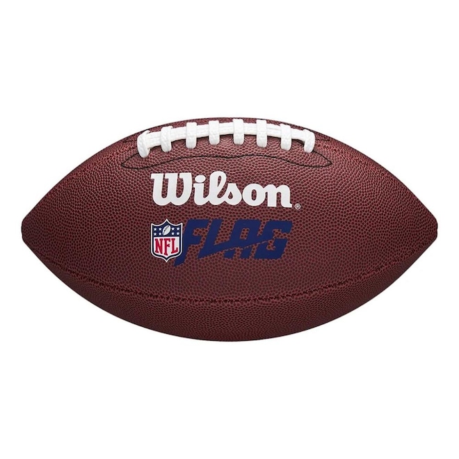 Bola de Futebol Americano Wilson Flag Brown - Foto 1