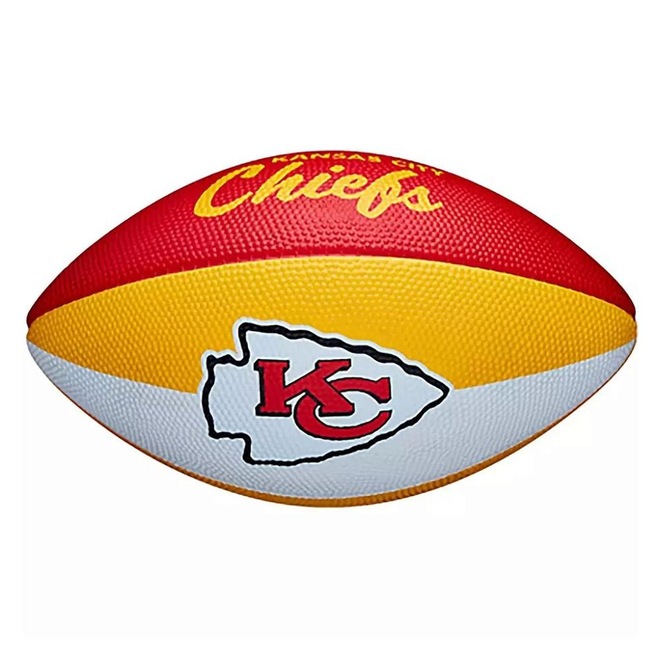 Bola de Futebol Americano Wilson Kansas City Chiefs Retrô - Foto 1