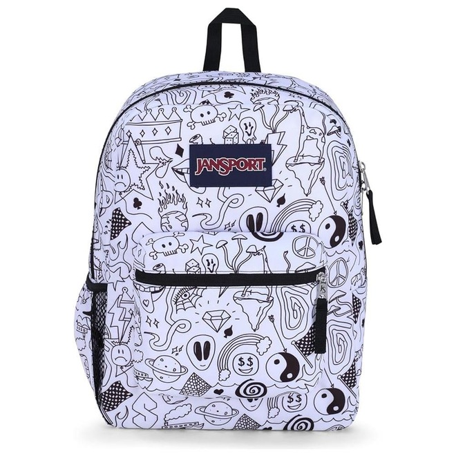Mochila Jansport Cross Town Broken Broadcast 26 Litros - Foto 1