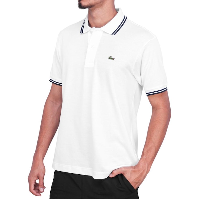 Camisa Polo Lacoste Clássico Fit Masculina - Foto 1