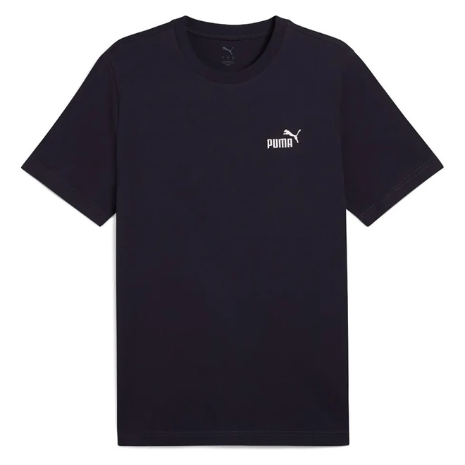 Camiseta Puma Essentials Small Logo No. 1 Bordada Masculina - Foto 1
