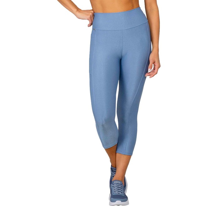 Calça Corsário Run More Glow Essencial Feminina - Foto 1