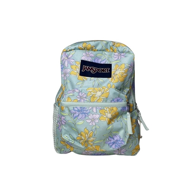 Mochila Jansport Transport Pack Faded Floral Fresh Mint - Foto 1
