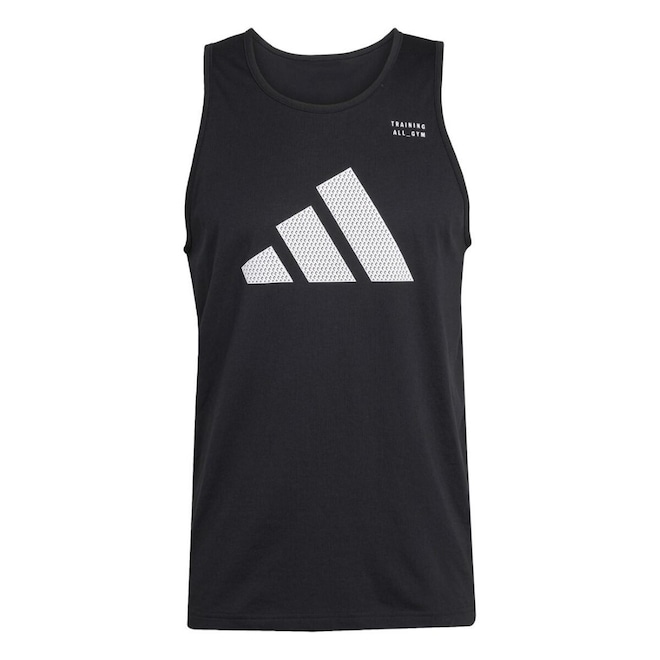 Camiseta Regata Adidas Gráfica Treino All Gym Masculina - Foto 1