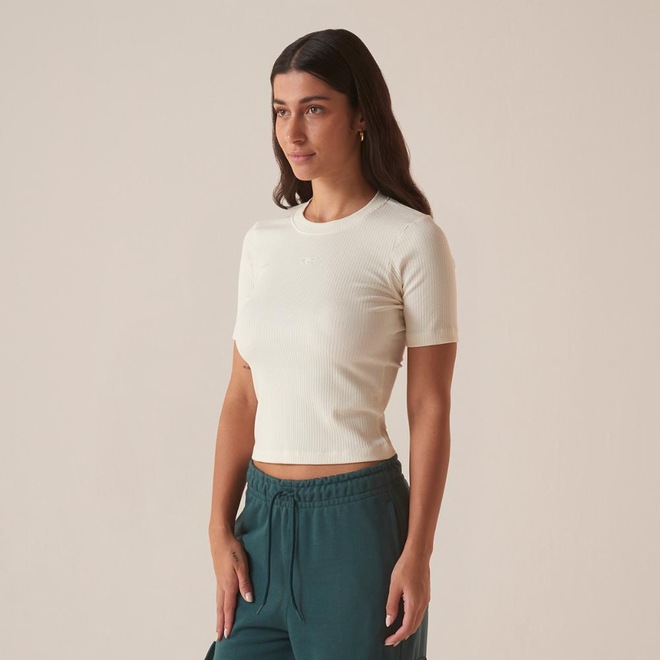 Camiseta Fila Regular Essentials Canelada Feminina - Foto 1