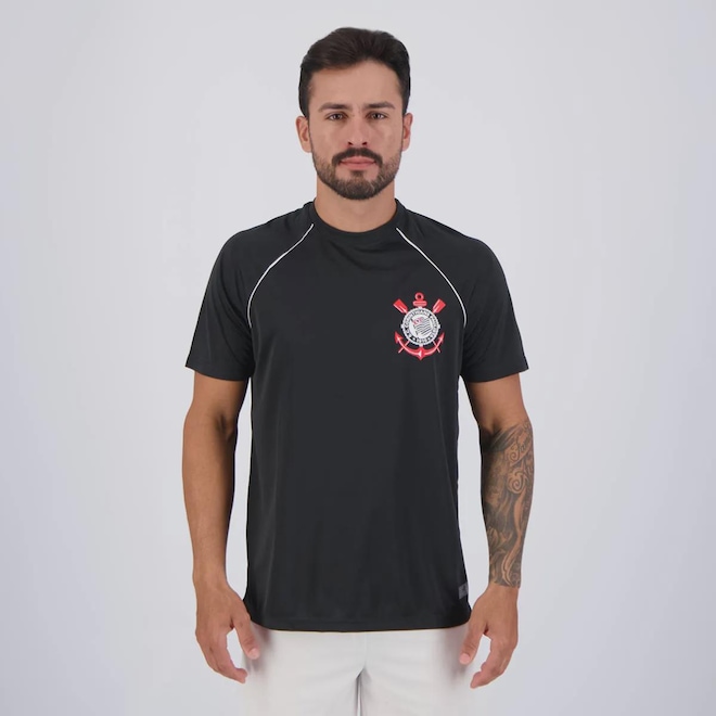 Camiseta Corinthians Logo Masculina FutFanatics - Foto 1