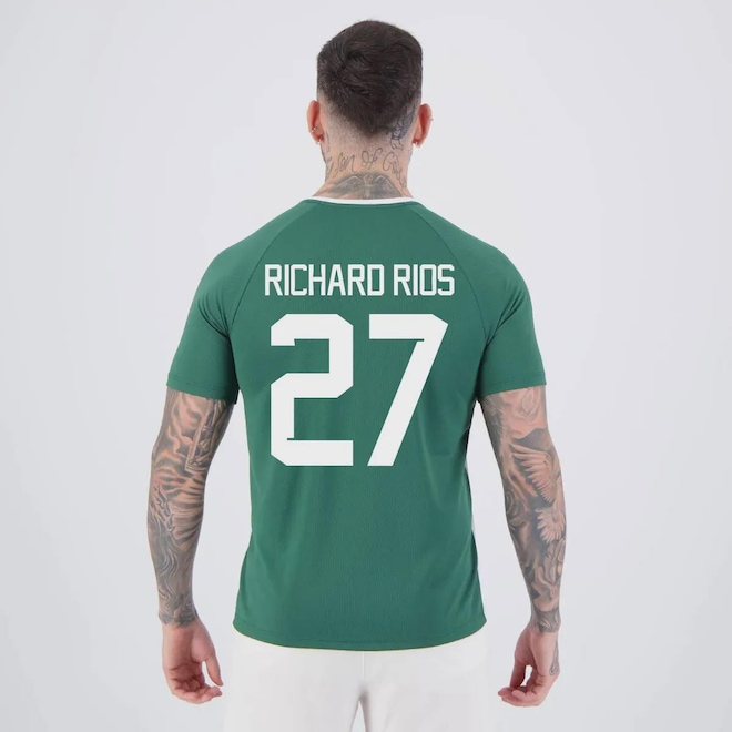 Camiseta Do Palmeiras Richard Rios 27 Alviverde Masculina FutFanatics - Foto 1