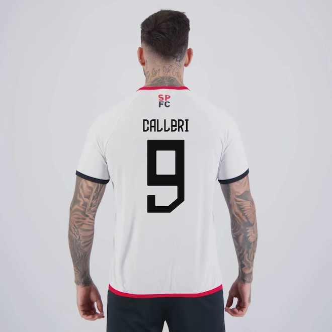 Camiseta São Paulo Calleri 9 Radix Masculina FutFanatics - Foto 1