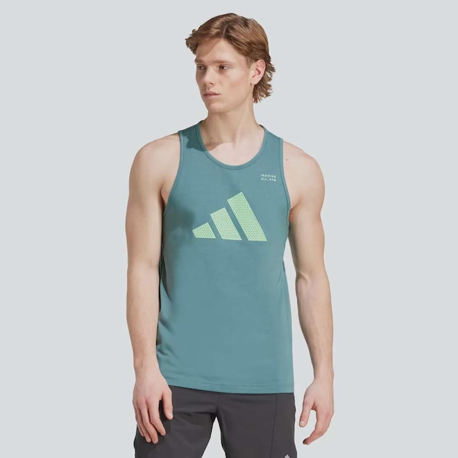 Camiseta Regata adidas Grafica All Gym Masculina - Foto 1