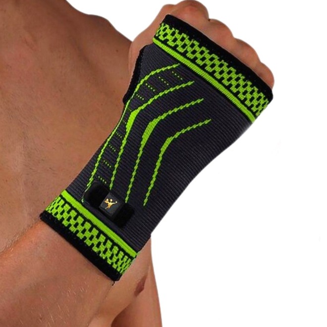 Munhequeira Elástica Gold Sports de Compressão Térmica Longa - Foto 1