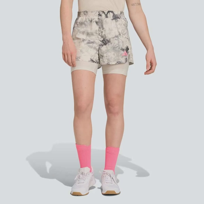 Short adidas OTR 2 in 1 Feminino - Foto 1