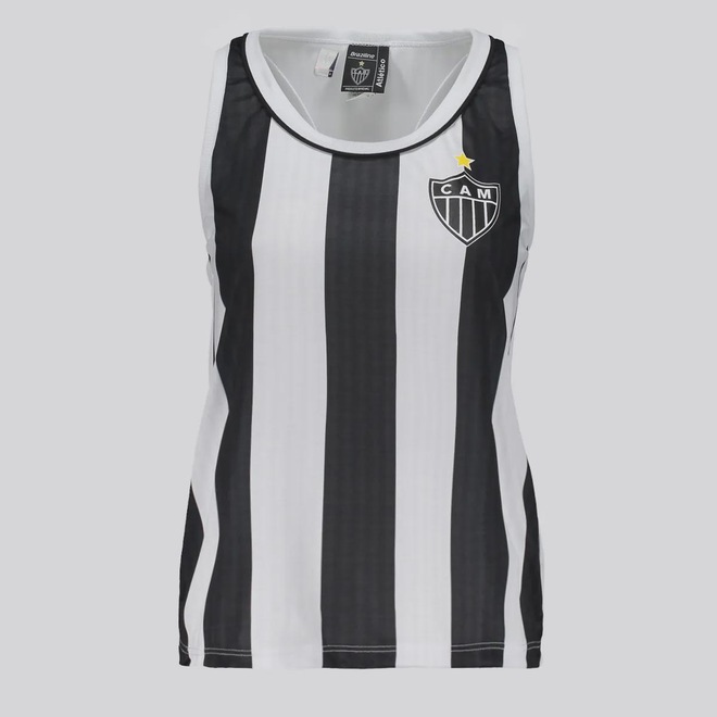 Camiseta Regata Do Atlético Mineiro Presença Feminina - Foto 1