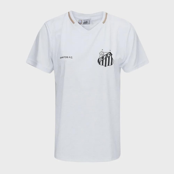 Camiseta Braziline Santos Deslocar Feminina - Foto 1