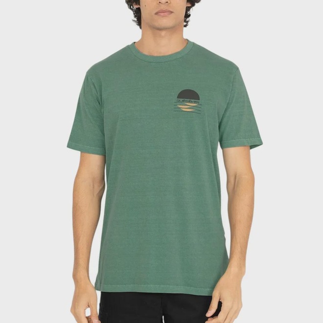 Camiseta Especial Quiksilver Rise Sun Masculina - Foto 1