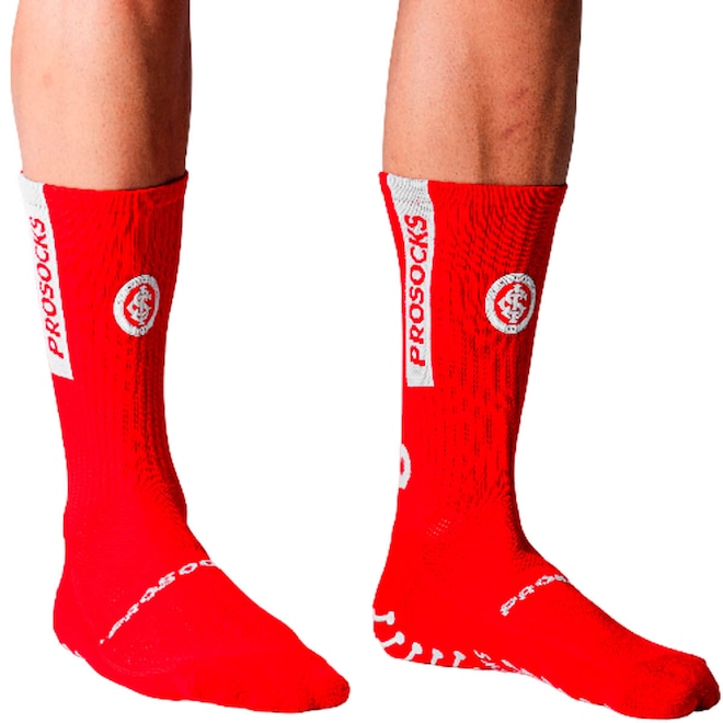 Meia Esportiva Futebol UltraGrip ProSocks Internacional Masculina - Foto 1
