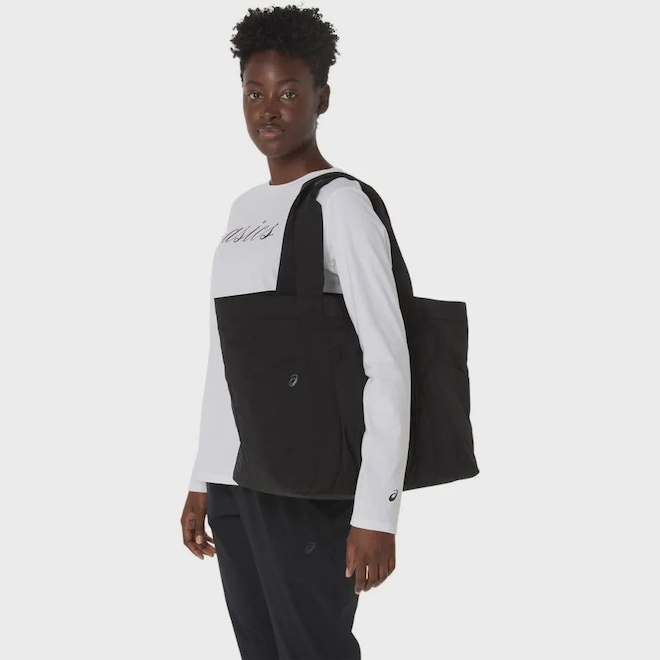 Bolsa ASICS Gym Tote 20L - Unissex - Preto - ASICS - Masculino - Foto 1