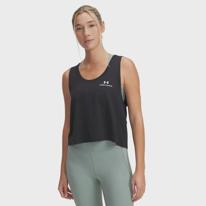 Camiseta Regata de Treino Under Armour Vanish Energy Scoop Feminino - Foto 1