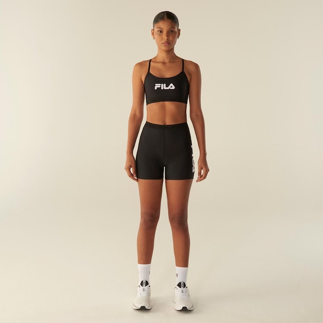 Shorts Fila Train Elastic V Feminino - Foto 1