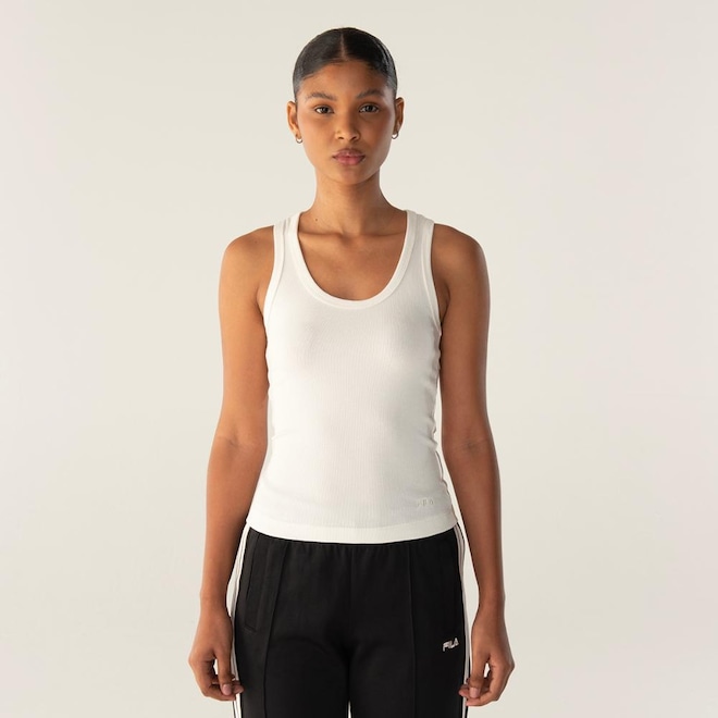 Camiseta Regata Fila Essentials Rib Feminina - Foto 1