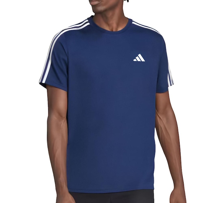 Camiseta adidas Train Essentials 3s Masculina - Foto 1